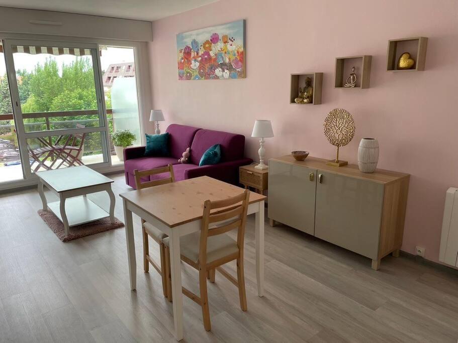 Petit Studio Zen Avec Parking Gratuit Reserve Houlgate Buitenkant foto